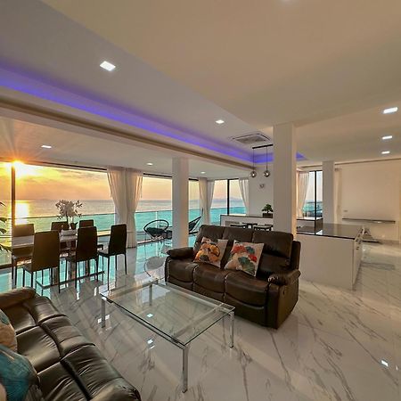 Stunning Beachfront View Luxurious Apartment 40 Haat Jomtien Eksteriør bilde