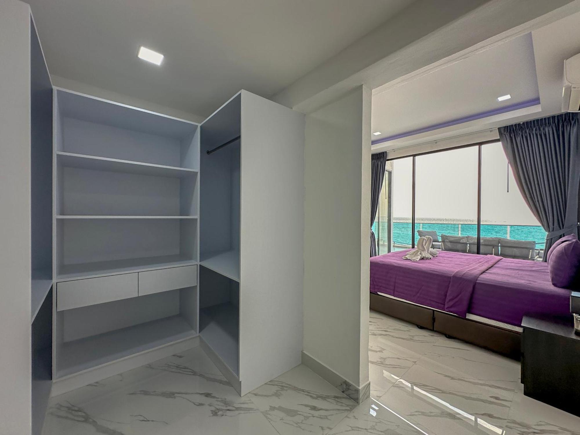 Stunning Beachfront View Luxurious Apartment 40 Haat Jomtien Eksteriør bilde